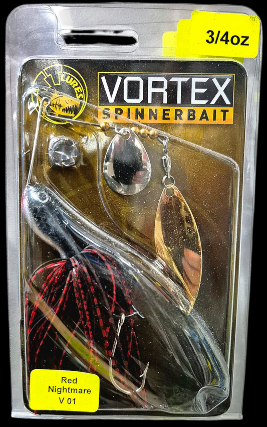 TT Lures TT Vortex Spinnerbait 3/4oz Red Nightmare premium fishing tackle gear from Allways Angling