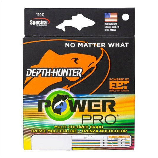 Shimano POWER PRO DEPTH HUNTER BRAID 300yds premium fishing tackle gear from Allways Angling