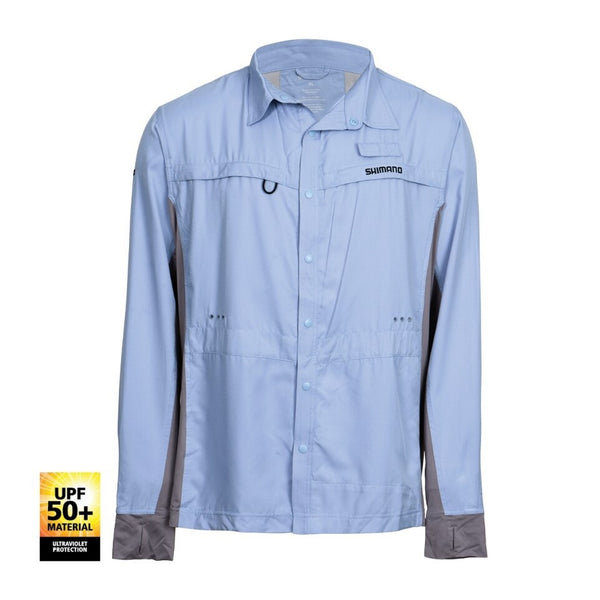 Shimano Pro Stretch Vented Fishing Shirt - Cloudburst