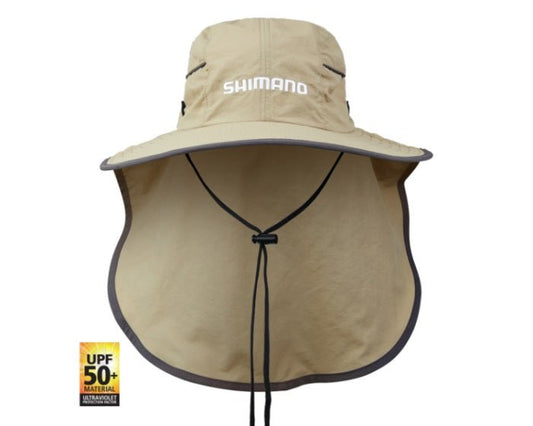 Shimano Shimano Unisex Outdoor Technical Legionnaire Hat UPF50 premium fishing tackle gear from Allways Angling