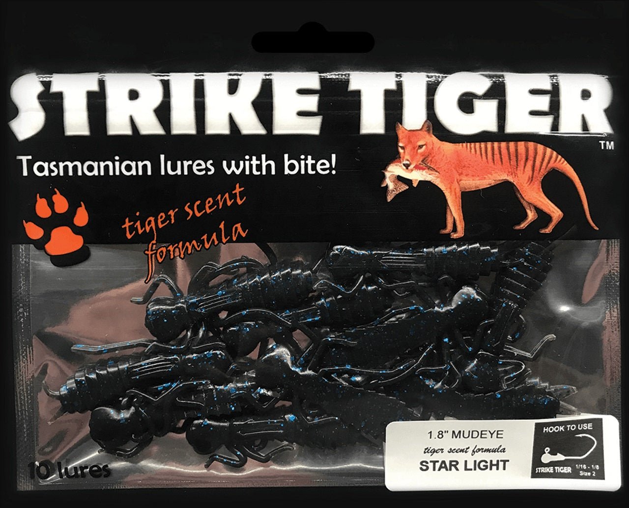 Strike Tiger Strike Tiger 1.8" Mudeye Soft Plastics (10 Pack) premium fishing tackle gear from Allways Angling