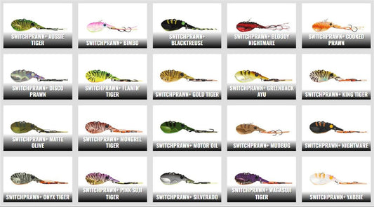 TT Lures TT Switchprawn 37mm Metal Blade Vibe Lure 5.5g premium fishing tackle gear from Allways Angling