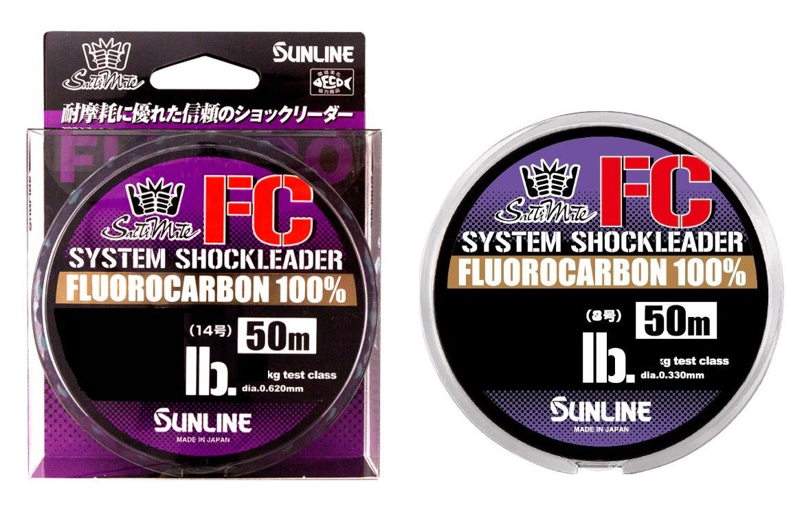 SUNLINE Sunline System Shock Leader FC Fluorocarbon premium fishing tackle gear from Allways Angling