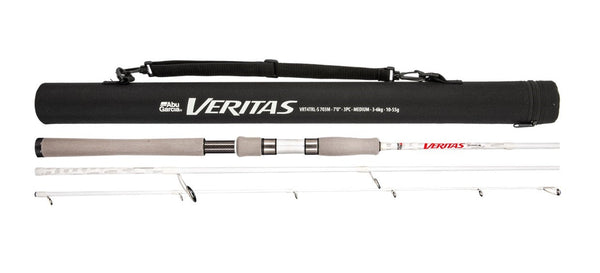 abu garcia veritas 3-5 kg Abu Garcia Veritas 4.0 Travel 903H 6-10kg 3 Piece Rod w/ Case