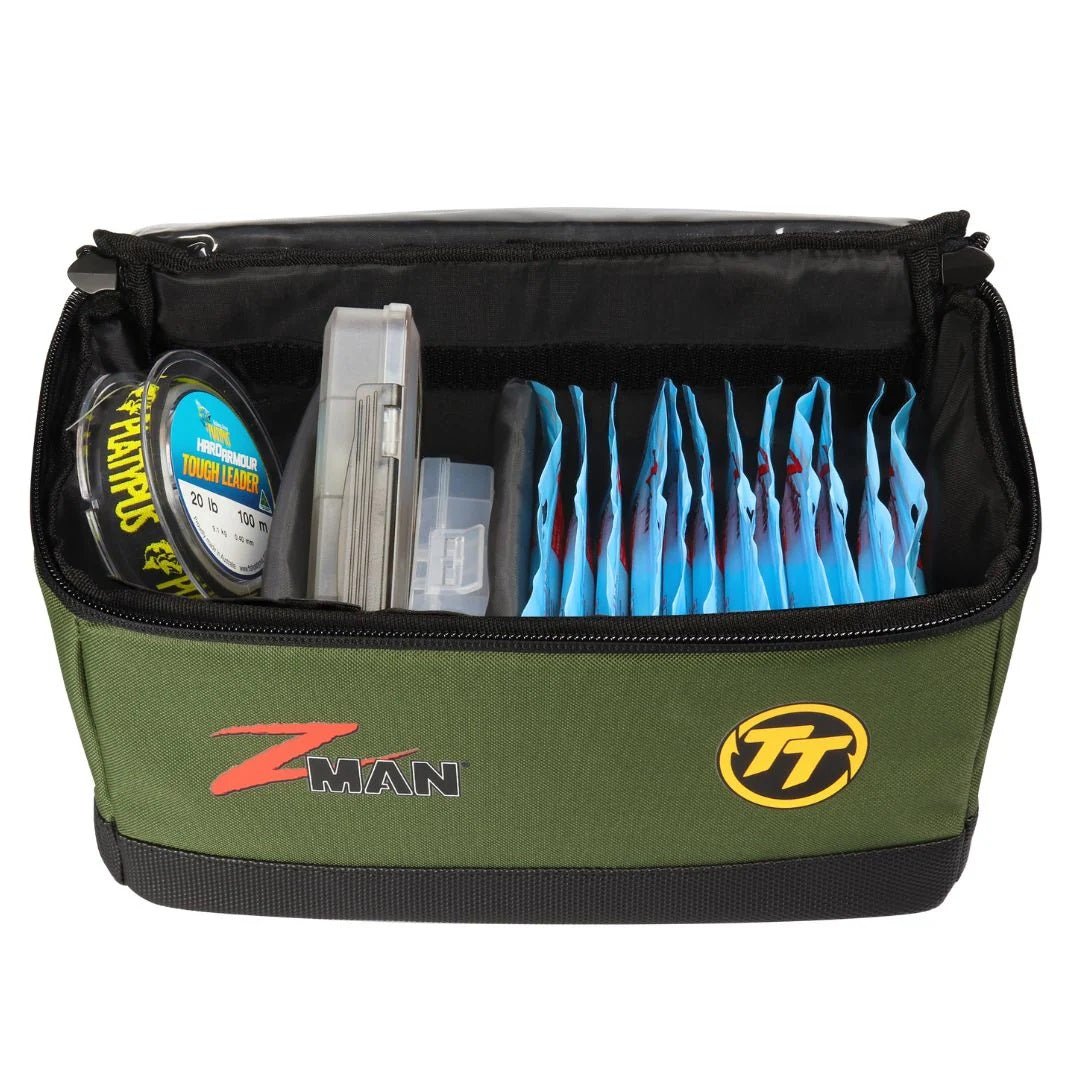 TT TT DELUXE ZMAN TACKLE BLOCK - GREEN premium fishing tackle gear from Allways Angling
