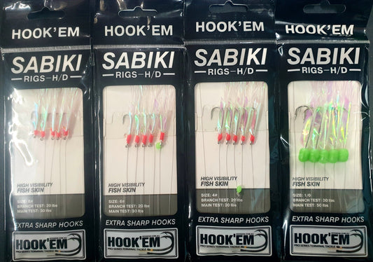 hookem Hookem Sabiki Rig -Heavy Duty premium fishing tackle gear from Allways Angling