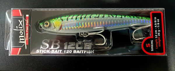 Molix Stickbait SB120 Baitfish Green Mackerel 120mm