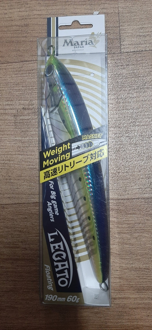 Maria Maria Legato Floating Stickbait - 190mm - 60g - B01H premium fishing tackle gear from Allways Angling