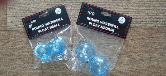Juro Juro Round Waterfill Float - Small or Medium - 2 Piece Pack premium fishing tackle gear from Allways Angling