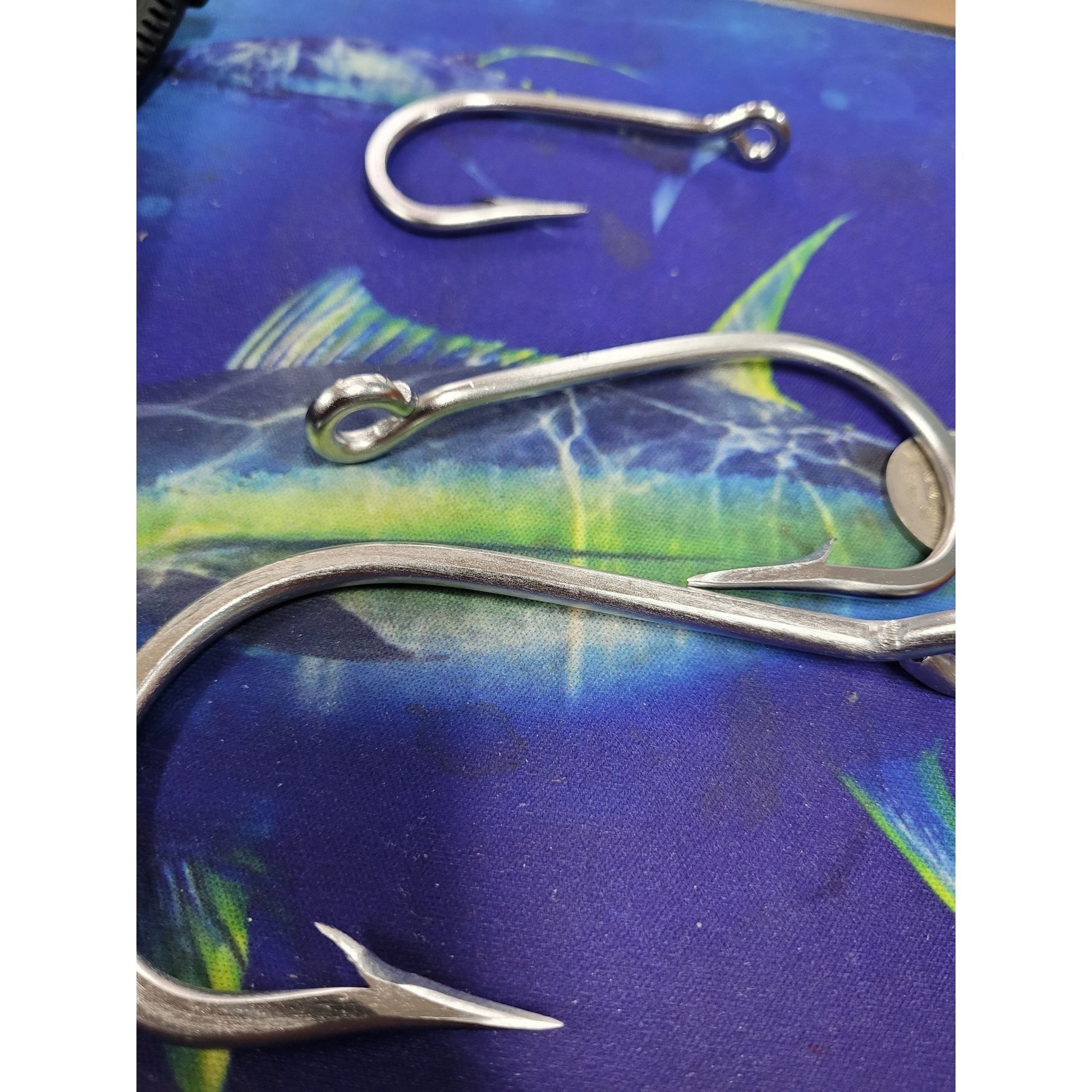 Stainless Steel Shark Hooks 8/0 Size - 1pc
