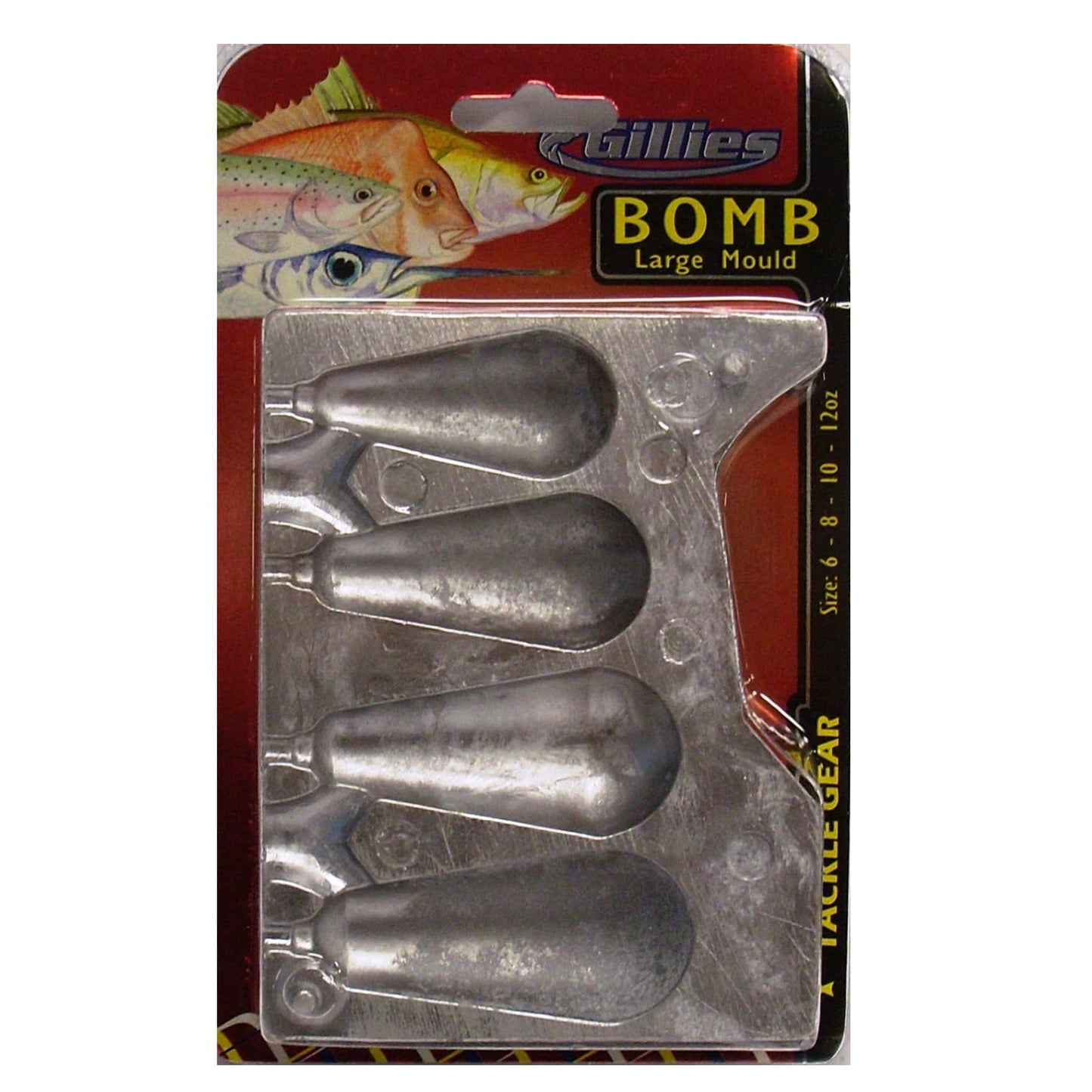 Gillies GILLIES LARGE BOMB SINKER MOULD 6-12oz premium fishing tackle gear from Allways Angling