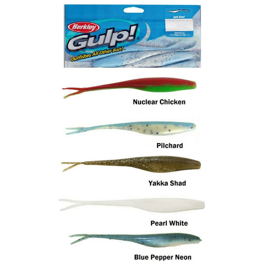 Berkley Berkley GULP Jerkshad 7 Inch Jerkshad 4pcs premium fishing tackle gear from Allways Angling