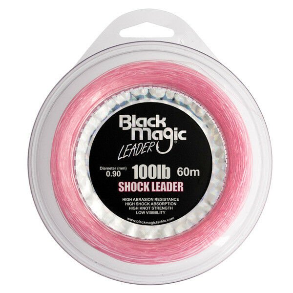 Black Magic Black Magic PINK Shock Leader premium fishing tackle gear from Allways Angling