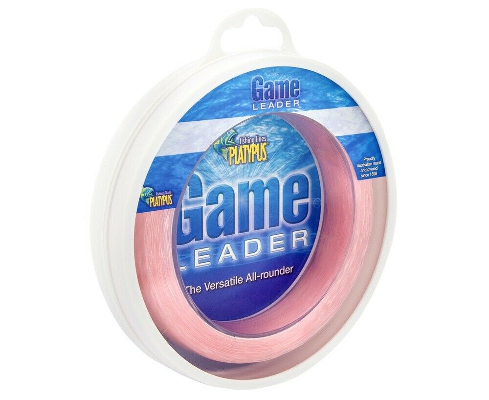 Platypus Platypus Game Leader PINK premium fishing tackle gear from Allways Angling