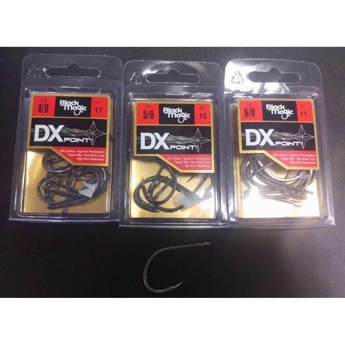 black magic fishing hooks TACKLE SNAPPER SNATCHER KL with our heavy duty open and closed twin shackle rigs Fly hooks - Freshwater