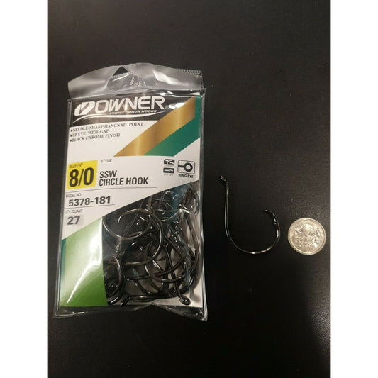 Owner Owner SSW CIRCLE Hooks 8/0 Bulk Pro Pack Qty.27 premium fishing tackle gear from Allways Angling