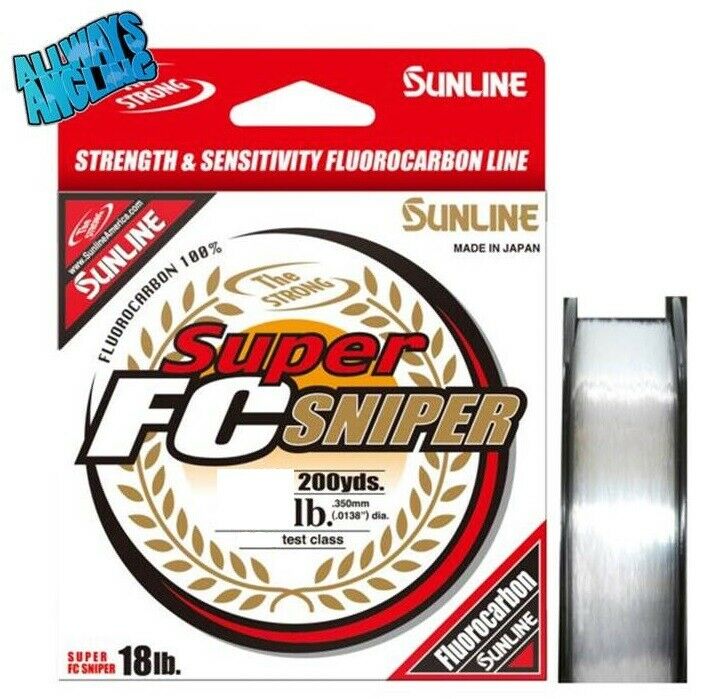 Sunline Sunline FC ROCK SNIPER Fluorocarbon Line 200yds Flurocarbon premium fishing tackle gear from Allways Angling