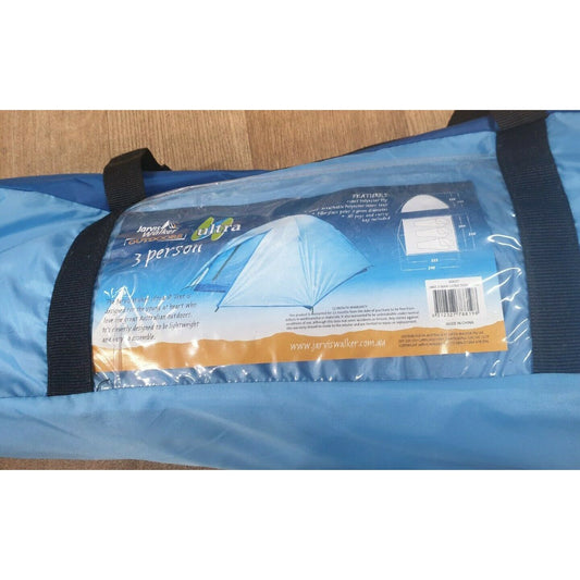 Jarvis Walker Outdoors Jarvis Walker Outdoors Ultra 3 Person Dome Tent 220cm x 130cm premium fishing tackle gear from Allways Angling