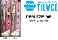 Tiemco Deruzze 70f Floating Lure Topwater