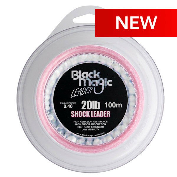 Black Magic Black Magic PINK Shock Leader premium fishing tackle gear from Allways Angling