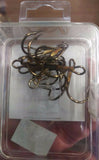 Daiichi 8110 TREBLE Hooks Bronzed Size 2 8Pk New