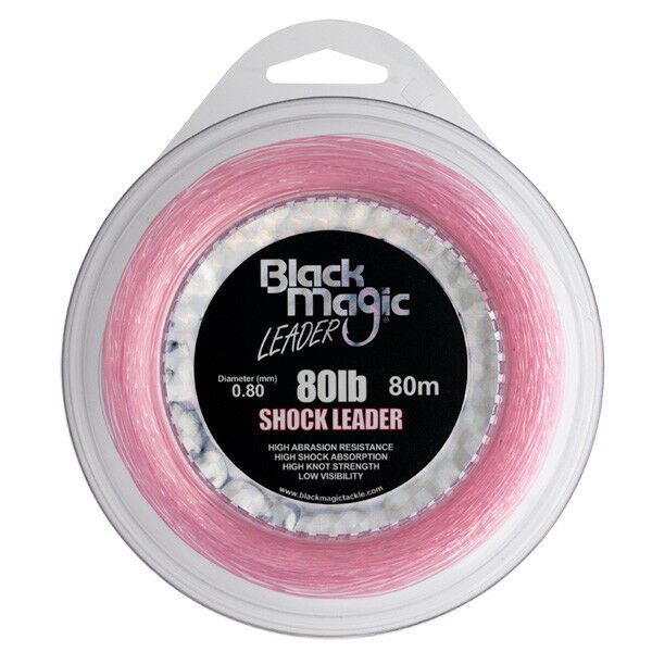 Black Magic Black Magic PINK Shock Leader premium fishing tackle gear from Allways Angling