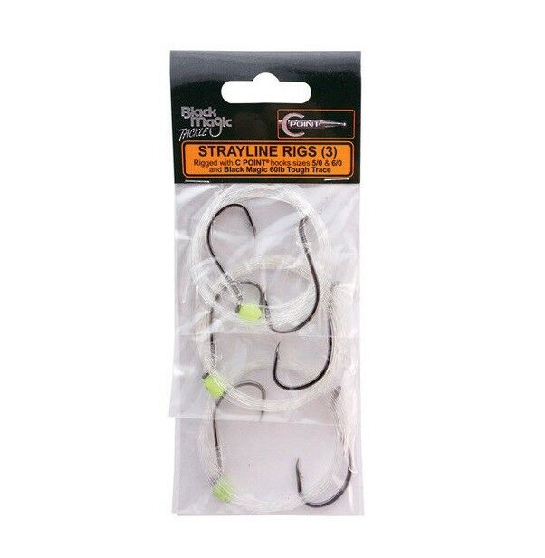 Black Magic Black Magic C Point Strayline Rigs 3PK premium fishing tackle gear from Allways Angling