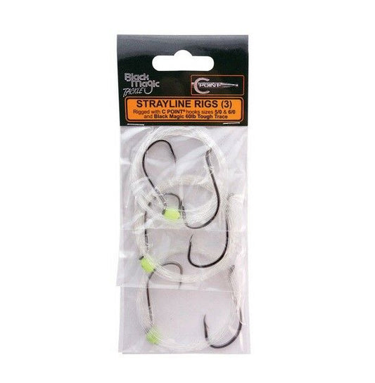 Black Magic Black Magic C Point Strayline Rigs 3PK premium fishing tackle gear from Allways Angling