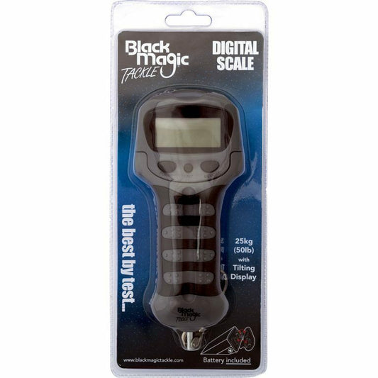 Black Magic Tackle Black Magic 25KG Digital Scales with Tilting Display New premium fishing tackle gear from Allways Angling