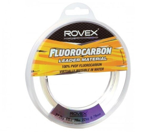 Rovex Rovex Tough Fluorocarbon Leader 20m Flurocarbon premium fishing tackle gear from Allways Angling
