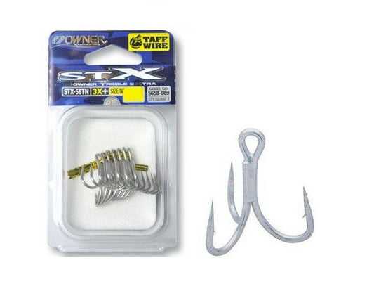 Owner Owner STX58TN Treble Hooks 3X STRONG premium fishing tackle gear from Allways Angling