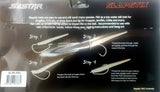 Silstar Slapstix 9 inch Pearl SLP9-PRL 6pk Soft Plastic Kingfish Lure