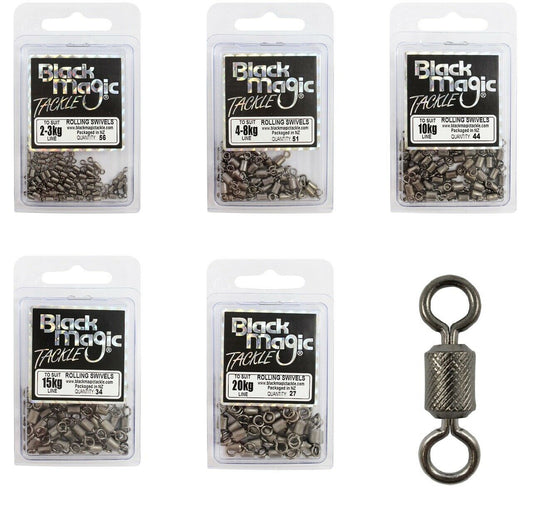 Black Magic Tackle Black Magic Rolling Swivels Economy Pack premium fishing tackle gear from Allways Angling