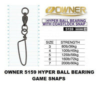 Owner 5159 Ball Bearing Snap Swivels