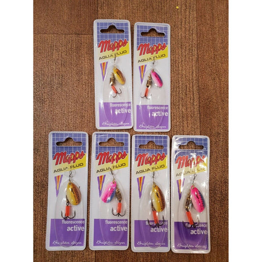 Mepps MEPPS Aglia Fluo Micropigments Spinner Lure premium fishing tackle gear from Allways Angling