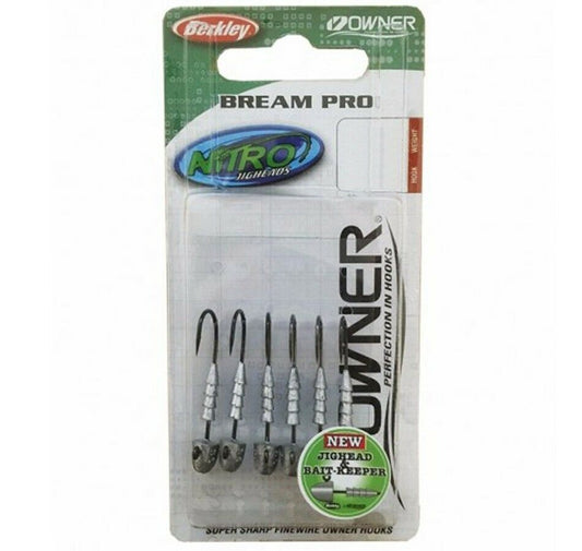 Berkley Berkley Nitro Bream Pro Jig heads premium fishing tackle gear from Allways Angling