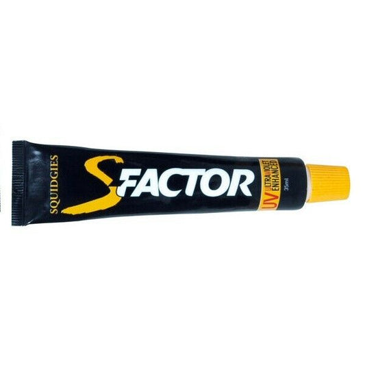 Squidgies Shimano Squidgies S FACTOR 35ml Tube UV Enhanced Fish Attractant Scent premium fishing tackle gear from Allways Angling