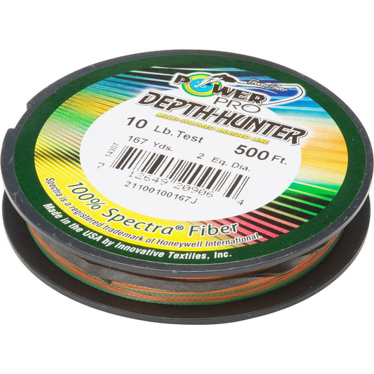 Shimano Shimano Power Pro Depth-Hunter Braid 300m Multi Coloured premium fishing tackle gear from Allways Angling