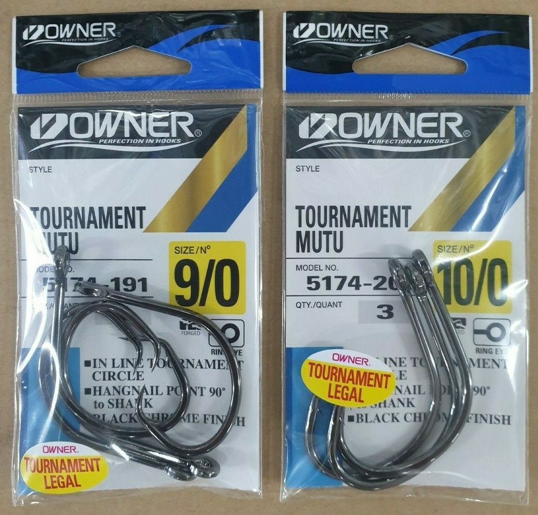 Owner Owner Tournament Mutu Hooks Marlin Live Bait Hooks premium fishing tackle gear from Allways Angling