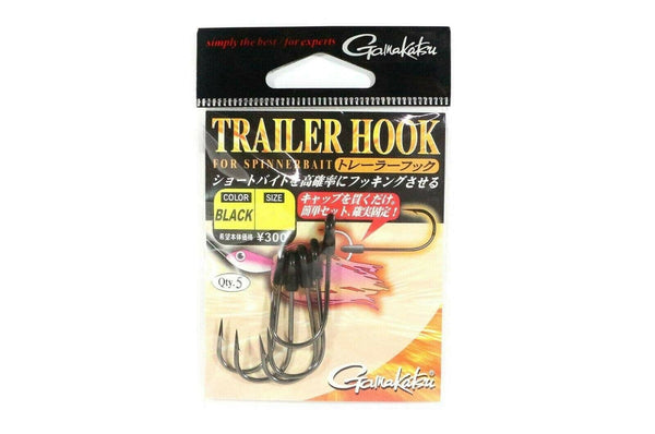 Gamakatsu Trailer Hooks Black Spinnerbait Stinger Hooks – Allways