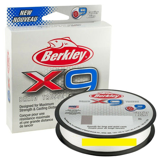 Berkley Berkley X9 Braid Fishing Line 9 Strand Braid 150yds FLAME GREEN premium fishing tackle gear from Allways Angling