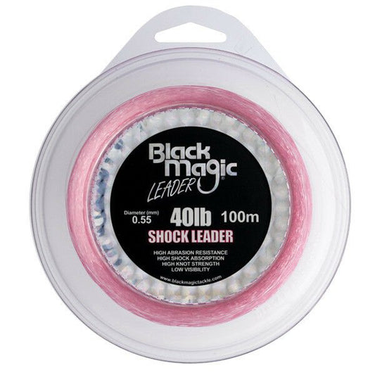 Black Magic Black Magic PINK Shock Leader premium fishing tackle gear from Allways Angling