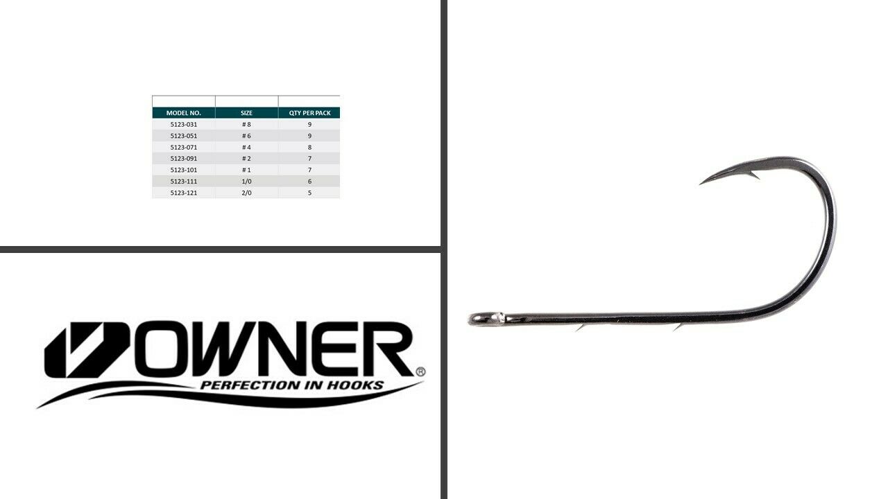 Owner Owner Black Baitholder Hooks 5123 EBI Pre Pack premium fishing tackle gear from Allways Angling