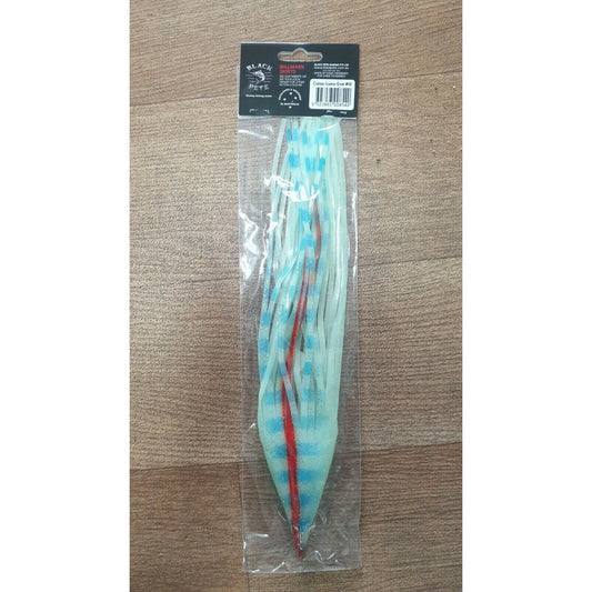 Black Pete Billmark 14" Lumo Swordfish Skirt premium fishing tackle gear from Allways Angling