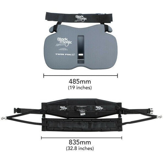 Black Magic Tackle Black Magic Twin Pin Pro Equalizer Set Size XL premium fishing tackle gear from Allways Angling
