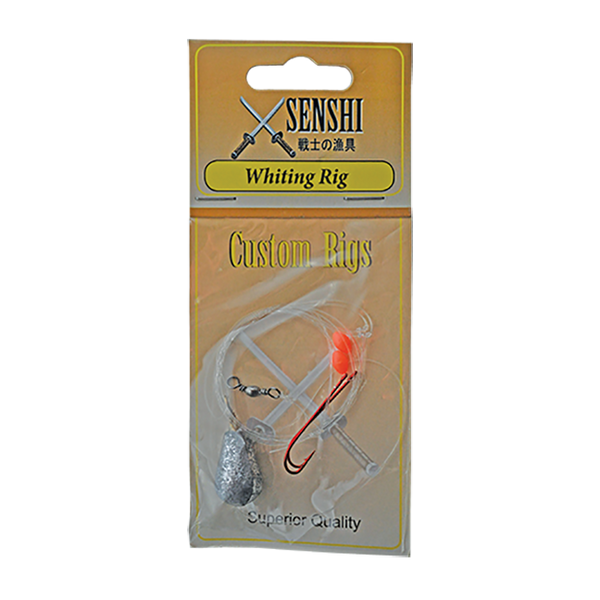 Senshi WHITING RIG Paternoster Rig #6 Longshank Hooks – Allways Angling