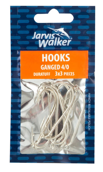 Jarvis Walker Duratuff Ganged Hooks 3x3 Pack