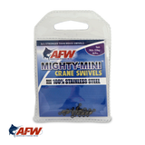 AFW Mighty Mini Stainless Steel Crane Swivels 5pcs/10pcs