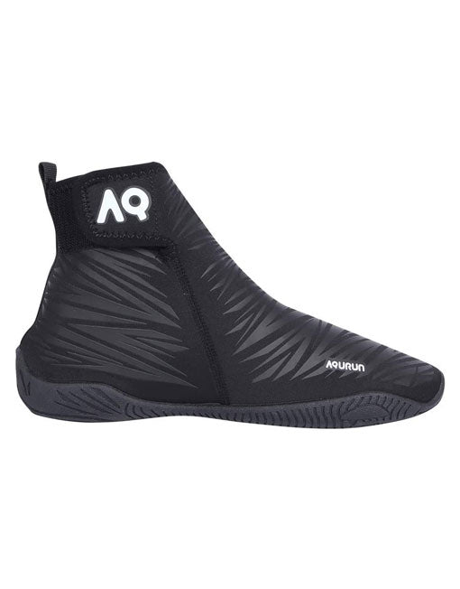 AFN AQURUN AQUA SHOES – BLACK MID-TOP BOOTS premium fishing tackle gear from Allways Angling