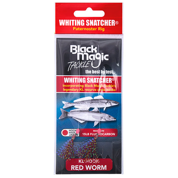 Black Magic Whiting Snatcher Red Worm